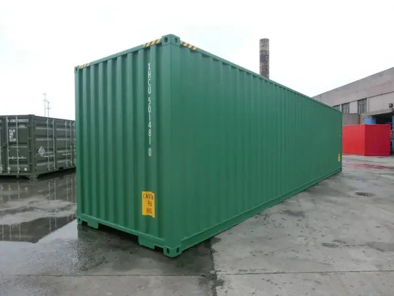 Novo contentor marítimo High Cube de 40 pés