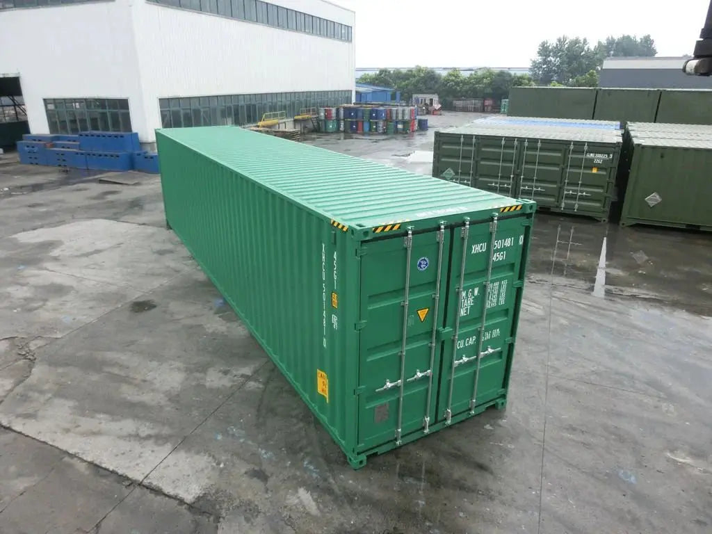 Novo contentor marítimo High Cube de 40 pés