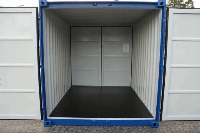 contentores de 10 pés e porta dupla