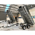 Reboque basculante independente com 2 eixos – PBT 2700 kg